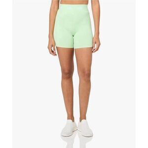 Adidas Womens Simi Green Athletic  High Rise Techfit Tight Fit 4” Medium